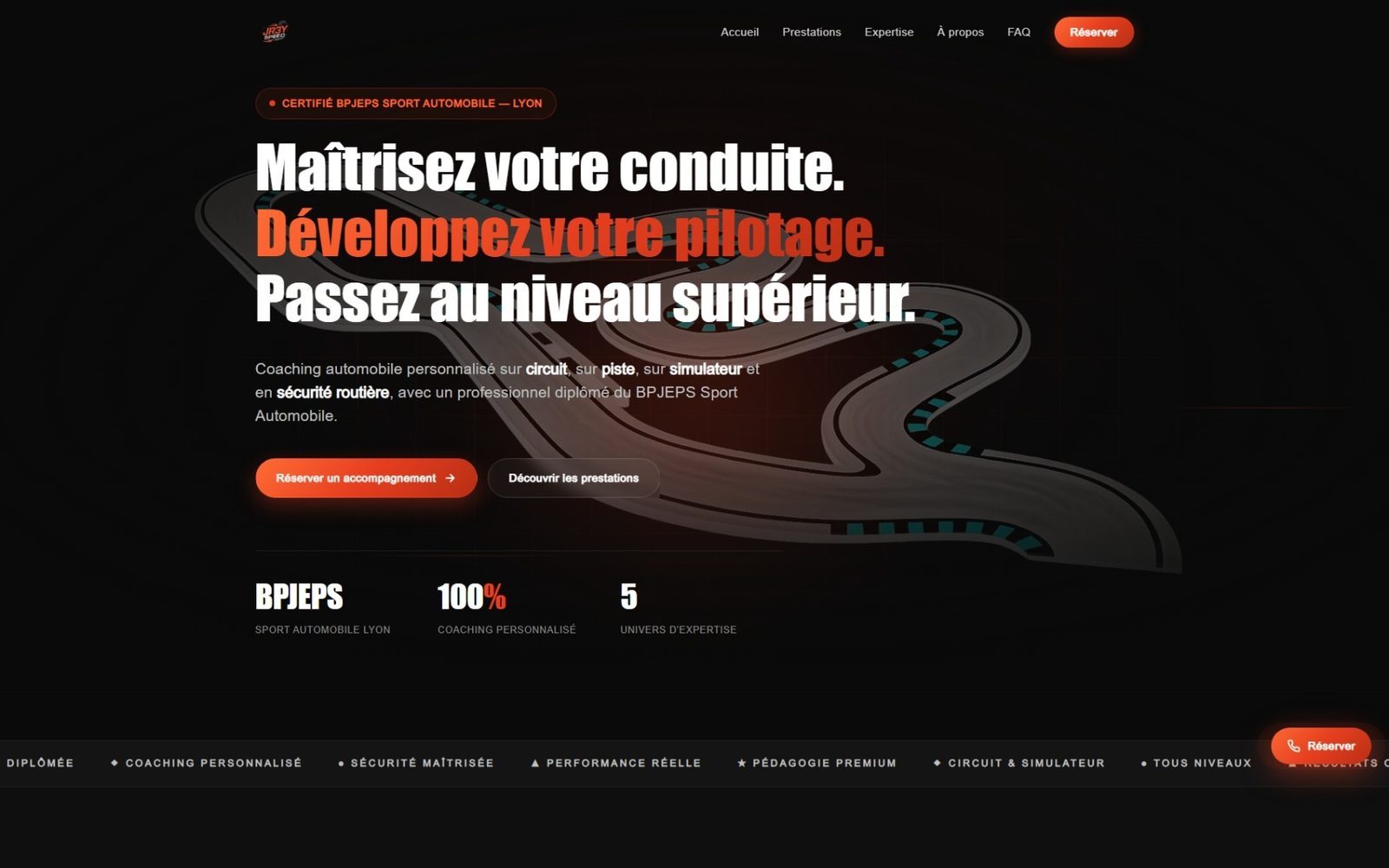 Aperçu du site JR3Y Speed